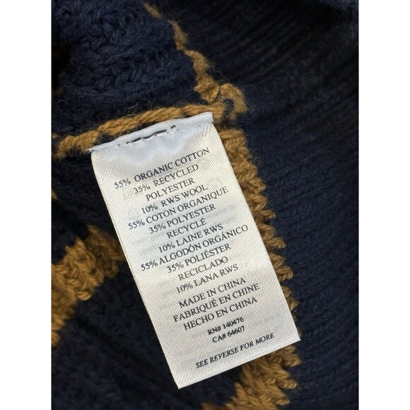 Faherty Women’s Sweater Size Small Mariner Sweater Navy Blazer Stripe Pullover - Picture 7 of 10